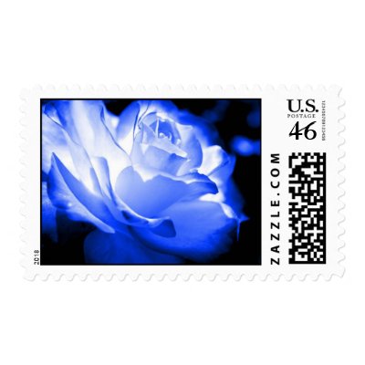 Blue Rose Postage