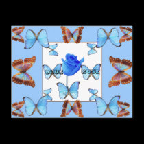 BLUE ROSE! Postcard
