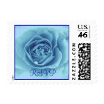 Blue Rose RSVP Stamp stamp