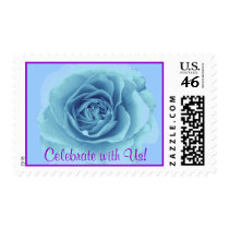 Blue Rose Stamp