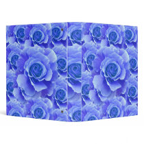 Blue Roses Binder