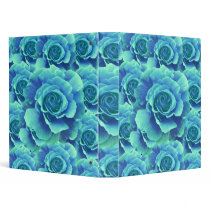 Blue Roses Binder