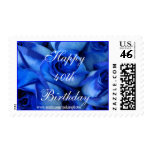 Blue Roses Postage Stamp-customize