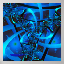 Blue Roses Poster