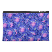 Blue roses travel accessories bags