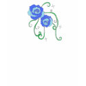 Blue Roses t-shirts by RoseFleurDesigns Blue Roses t-shirts