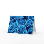 Blue Roses Valentine's Day card