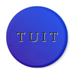 Blue Round Tuit Magnet