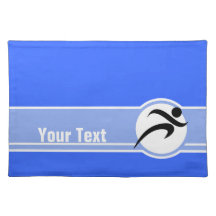 Blue Running Placemats