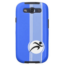 Blue Running Samsung Galaxy S3 Cover