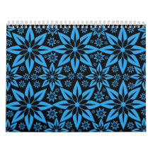 blue rush wall calendar