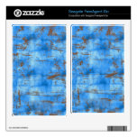 Blue rusty texture seagate FreeAgent go skin