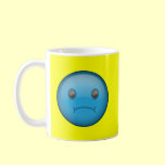 Blue Sad Coffee Mugs