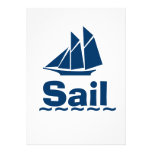 Blue Sailing Custom Announcement