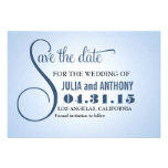 blue save the date invitations