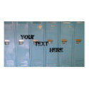 blue school lockers business cards by secondwynd blue school lockers business cards