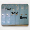 blue school lockers mousepads