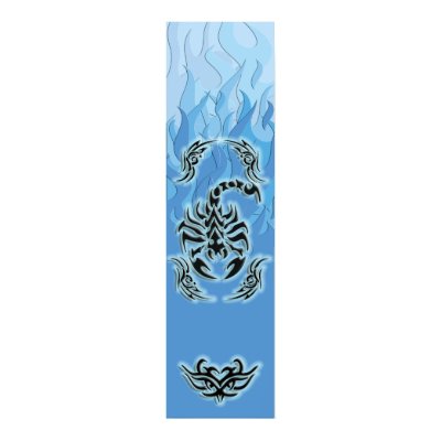 Blue Scorpion Poster by garmsink