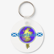 Blue Scotland. keychains