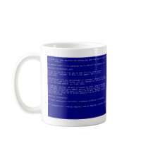 Blue Screen mugs