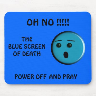 Blue Screen of Death - - Customized - Customized Mouse Mat by kahmier