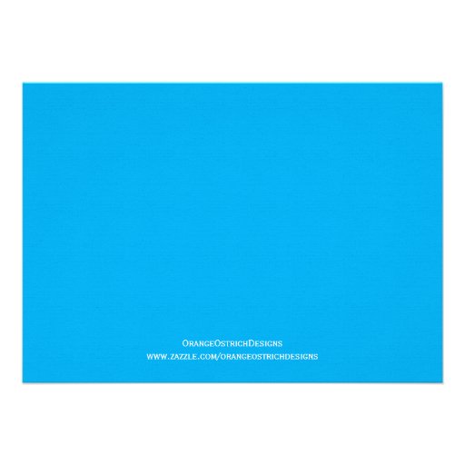 Blue Script Engagement Party Invitation