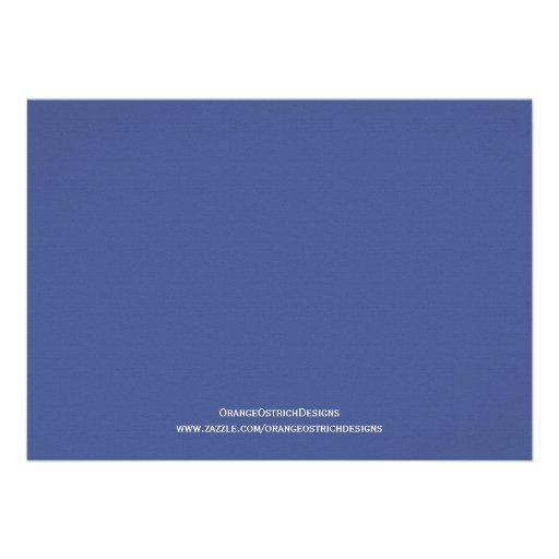 Blue Script Engagement Party Invitation