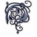 Blue Scrollwork t-shirts by scrollworkcrazy Blue Scrollwork t-shirts