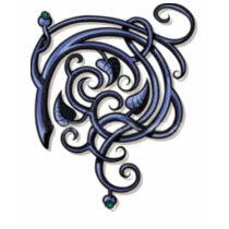 Blue Scrollwork t-shirts by scrollworkcrazy Blue Scrollwork t-shirts