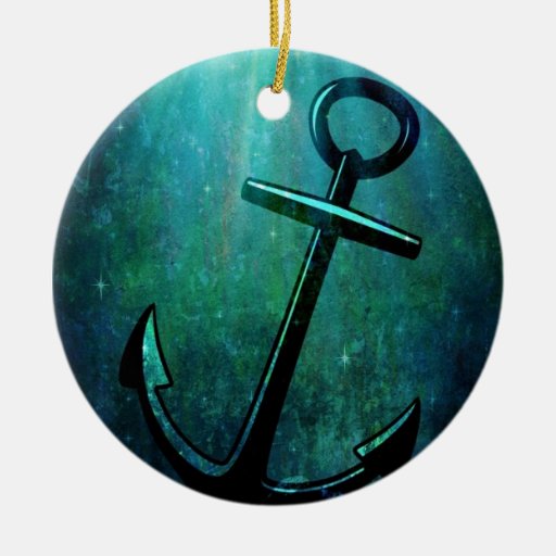 blue sea anchor christmas ornament zazzle blue sea anchor christmas ornament zazzle