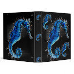 Blue Sea Horse Avery Binder