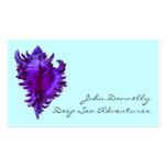 Blue Sea Shell Business Cards