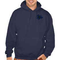 Blue Sea Turtle 2-Sided Dark Hoodies