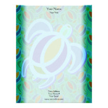 Blue Sea Turtle Letterhead