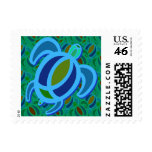 Blue Sea Turtle Stamps