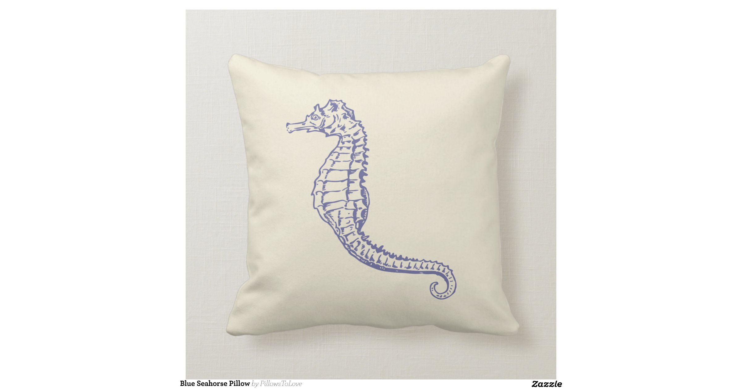 seahorse body pillow