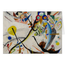 Blue Segment Greeting Cards