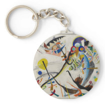 Blue Segment Key Chain