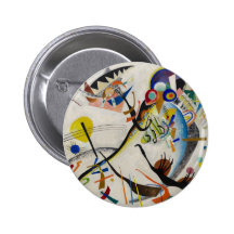 Blue Segment Pinback Buttons