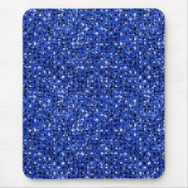 blue sequin effect mousepad