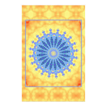 Blue Serenity Mandala Poster posters by Sonia_Jensen Blue Serenity Mandala Poster posters