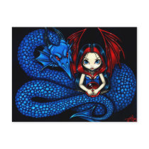 "Blue Serpent" Postcard