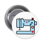 blue sewing machine pin