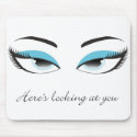 blue sexy eyes mousepads