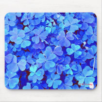 Blue Shamrock Mousepad mousepads