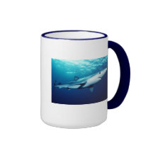 Blue Shark Coffee Mugs