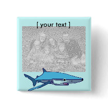 Blue shark template button