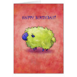 Blue Sheep Greeting Card(customizable)