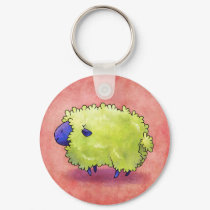 Blue Sheep Keychain