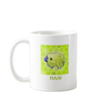 Blue Sheep Mug(left handle)